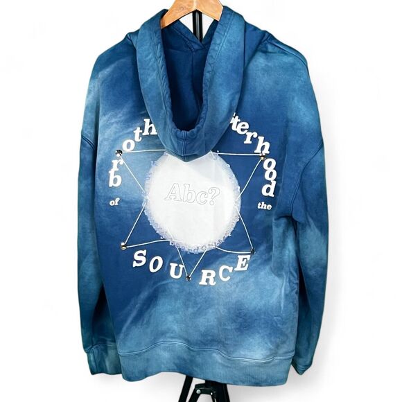 ADVISORY BOARD CRYSTALS ABC 123 Pull Over Hoodie Swarovski Crystal Brotherhood - Picture 2 of 4